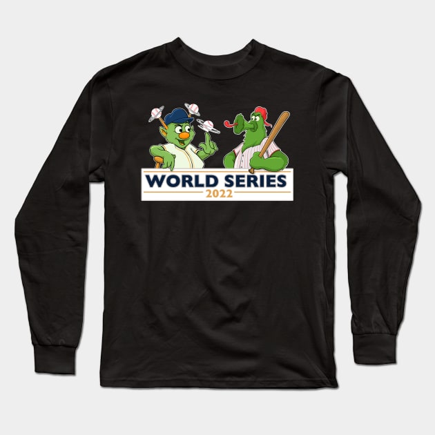 World Series 2022 Phillies Astros Long Sleeve T-Shirt by GAMAS Threads